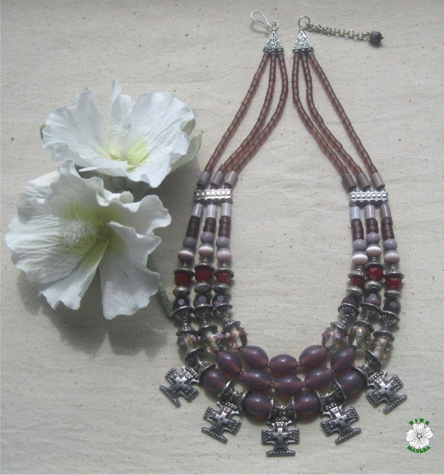 Ukrainian necklace, намисто, етно, згарди
